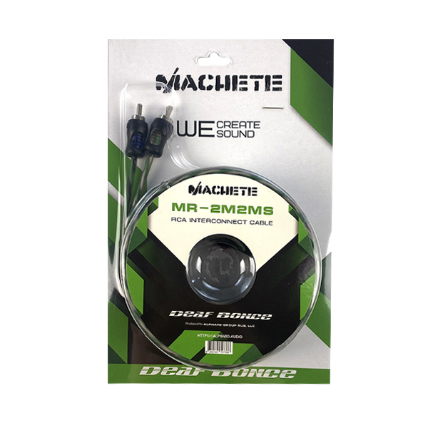 Machete MR-2M2MS (2RCA - 2RCA) 5,2м | Межблочный кабель Machete MR-2M2MS (2RCA - 2RCA) 5,2м - LOUD SOUND